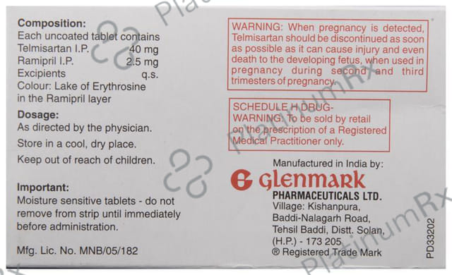 Telma R 2.5/40mg Tablet 10s
