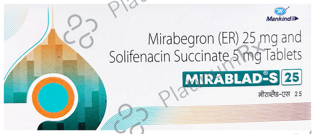 Mirablad S 25/5mg Tablet 10s