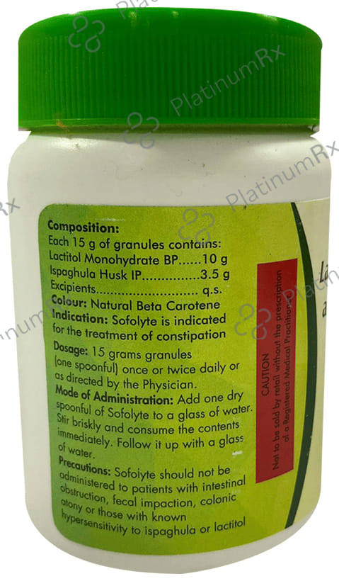 Sofolyte Granules Husk 90gm