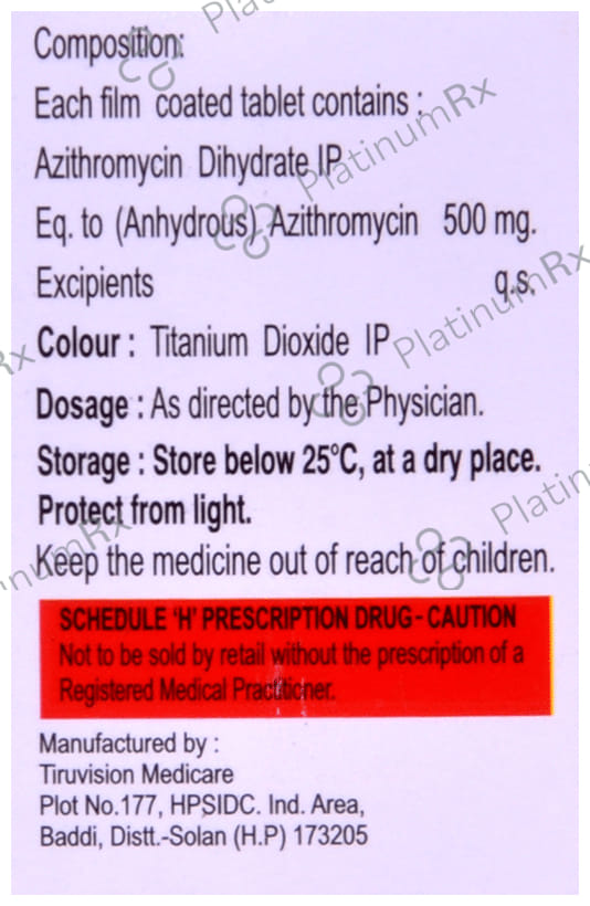 Azipil 500mg Tablet 3s