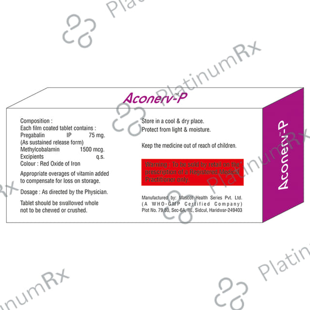 Aconerv P 7mg/1500mcg Tablet SR 10s