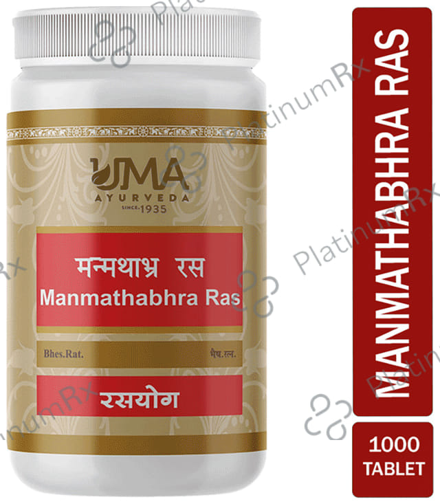 Uma Ayurveda Manmathabhra Ras Tablet 1000 tablets