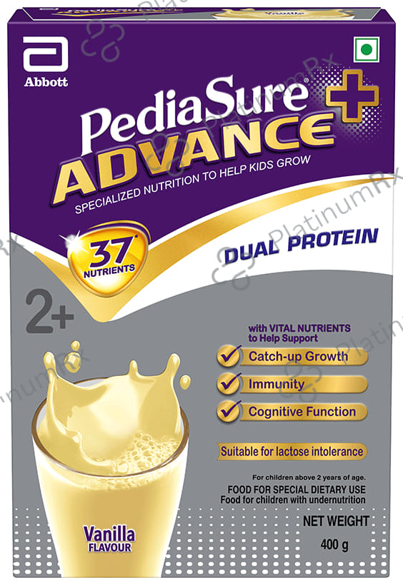 PediaSure Advance+ Health Drink Vanilla Flavour Powder 400gm