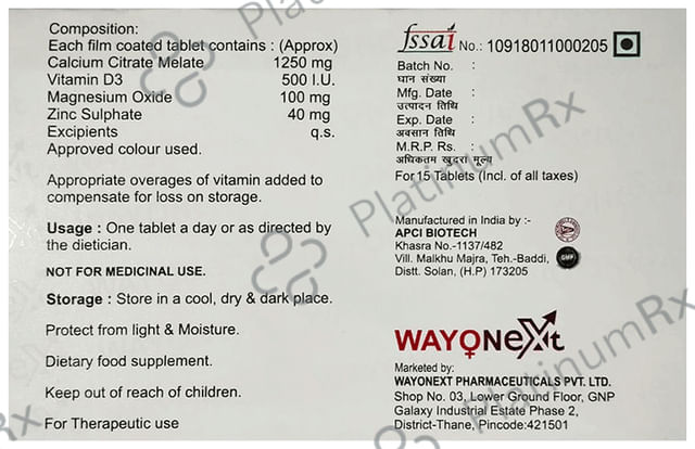 Wayo -Cal Tablet