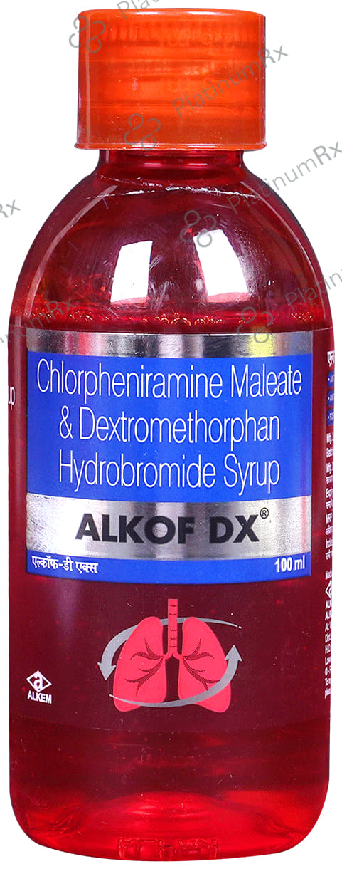 Alkof DX 4/10mg Syrup 100ml