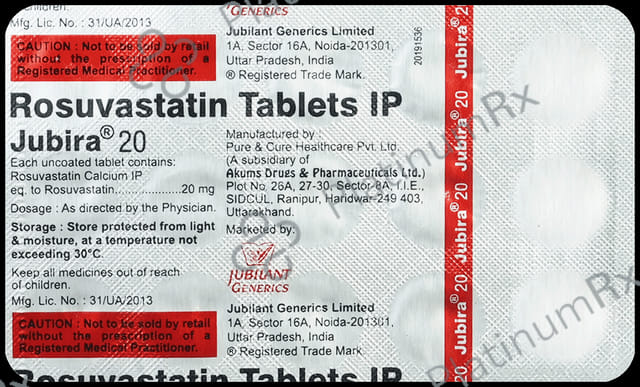 Jubira 20mg Tablet 15s