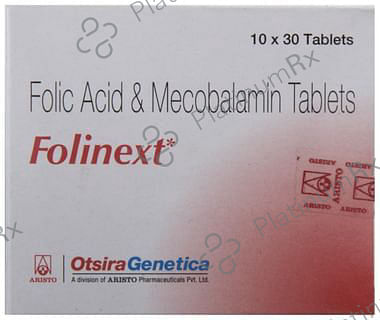 Folinext 5000/750mcg Tablet 30s
