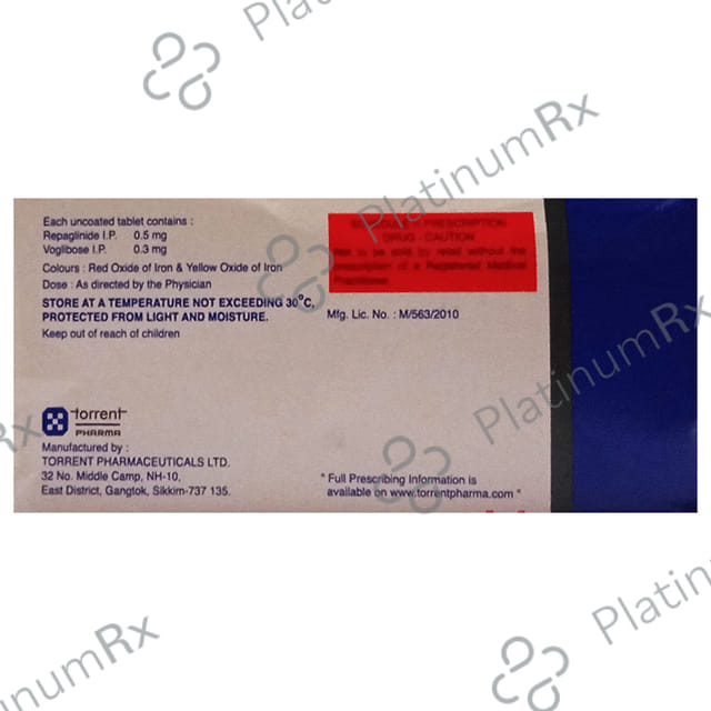 Voglitor R 0.5/0.3mg Tablet 10s