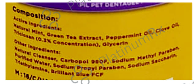 Pil's Pet Dentagel - Cat & Dog Toothpaste - Squeeze Only- No Brushing,No Rinsing