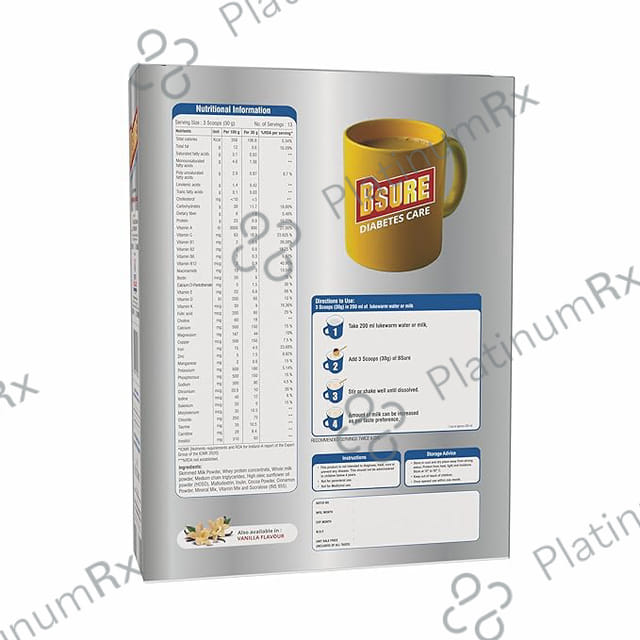 B Sure Diabetes Chocolate Flavour Powder 400gm