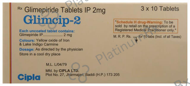 Glimcip 2 Tablet