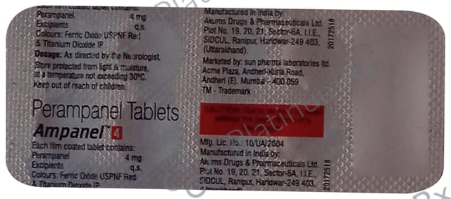 Ampanel 4mg Tablet 10s