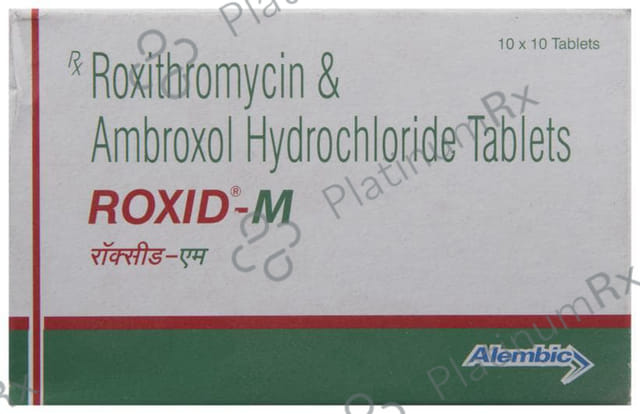 Roxid M 150/60mg Tablet 10s
