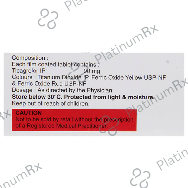 Ticaplat 90mg Tablet 10s
