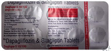 Daglupa S 10/100mg Tablet 10s