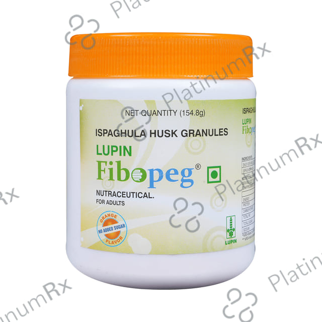 Fibopeg Orange Flavour Sugar Free Granules 155gm