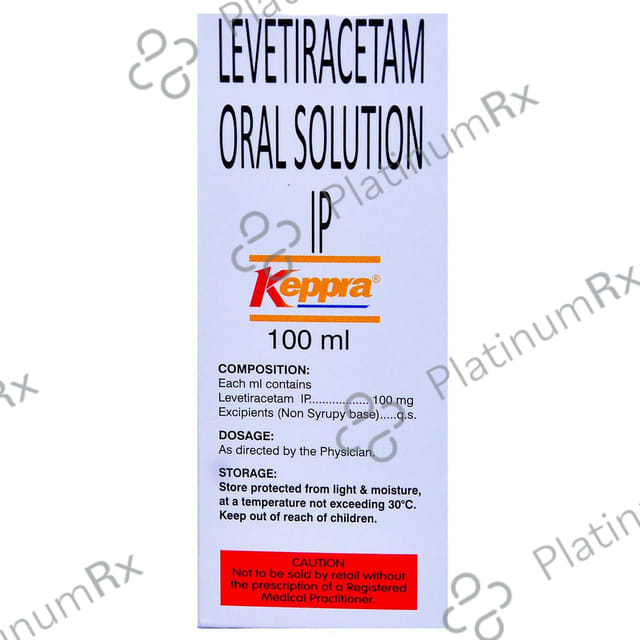 Keppra 100mg Solution 300ml