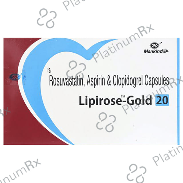 Lipirose Gold 20/75/75mg Capsule 10s