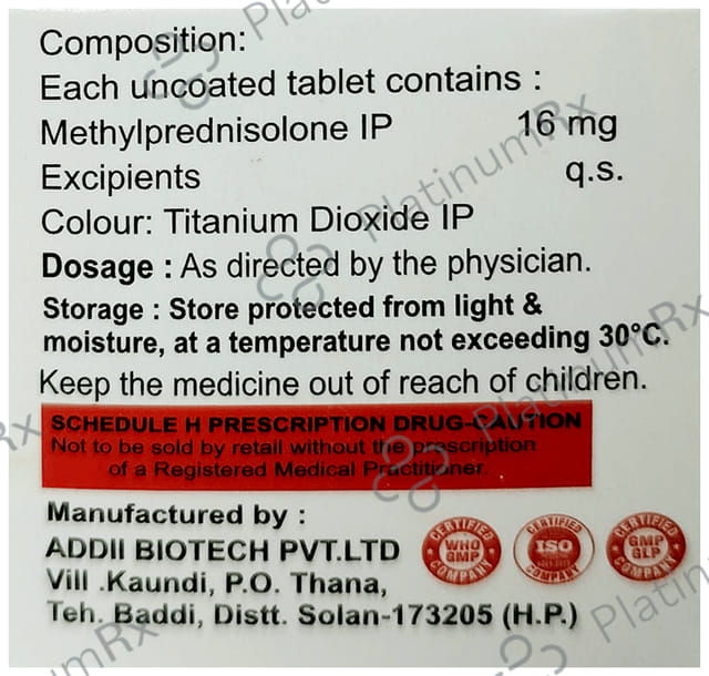 Safepred 16mg Tablet 10s