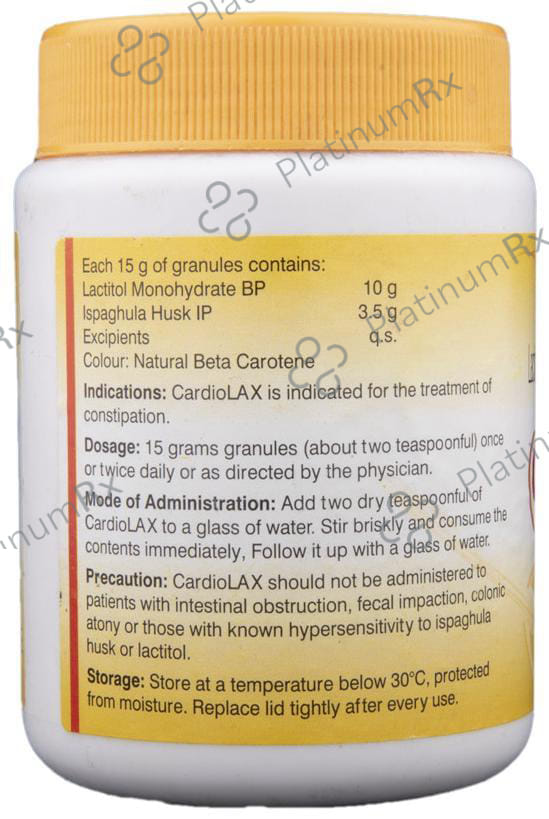 Cardiolax Granules Orange Flavour 90gm