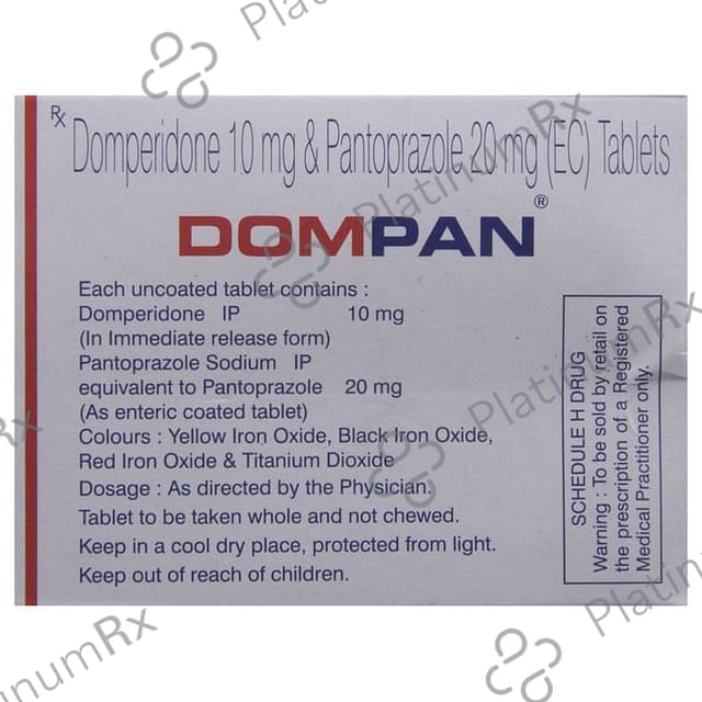 Dompan 10/20mg Tablet 10s