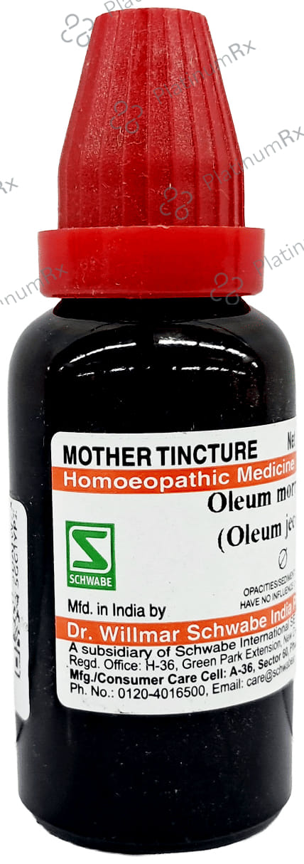 Dr Willmar Schwabe India Oleum Jecoris Mother Tincture Q