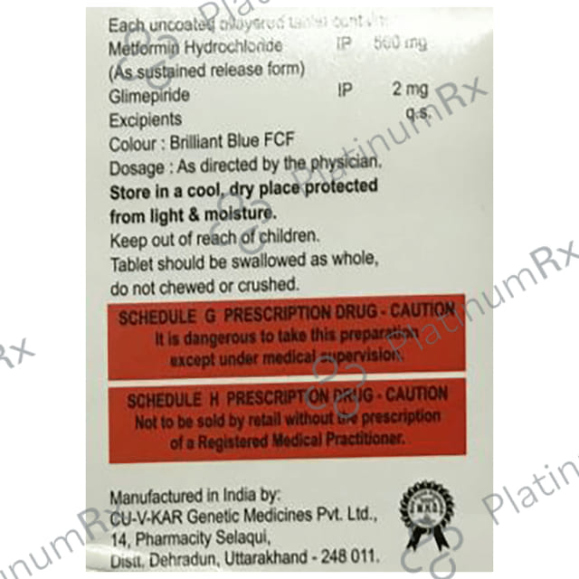 Sidglim M 2 Tablet SR