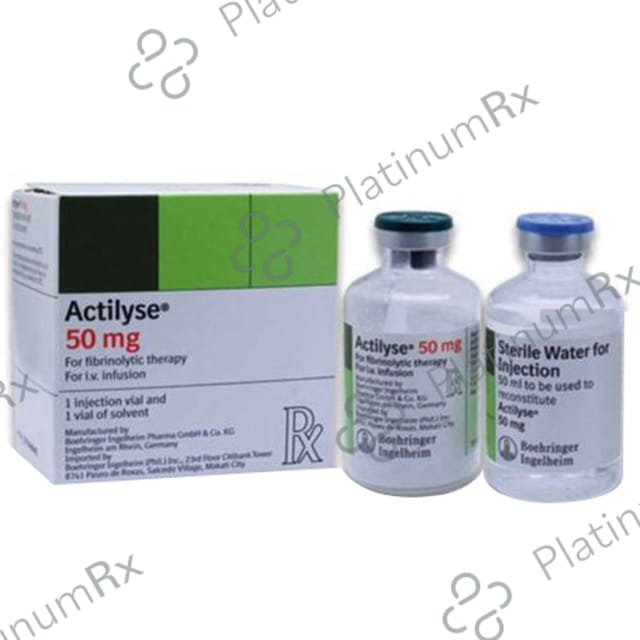 Actilyse 50mg Injection 1s