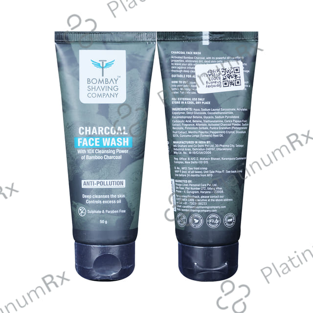 Bombay Shaving Company Charcoal Face Wash 50 gm