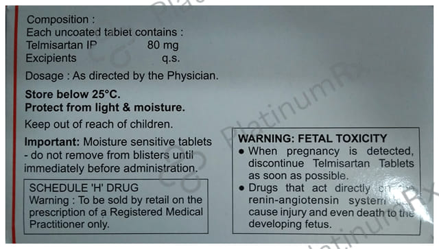 Temsan 80mg Tablet 15s