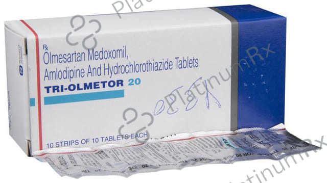 Tri Olmetor 20 5/12.5/20mg Tablet 10s