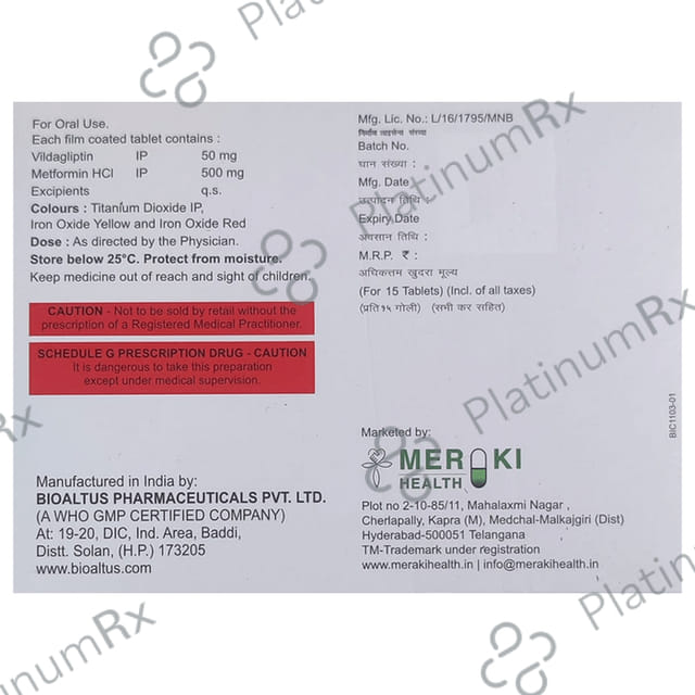 Vilfrnd M 50/500 Tablet