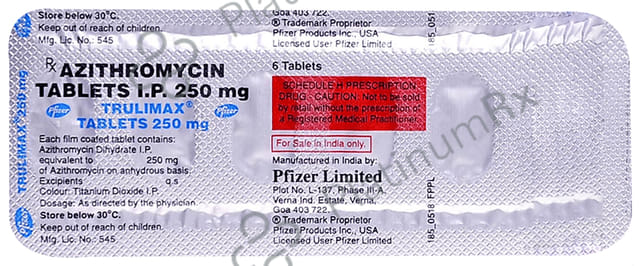 Trulimax 250mg Tablet 6s