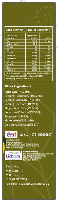Tro Fizz Effervescent Tablet Lemon