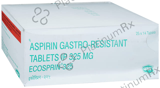 Ecosprin 325mg Tablet 14s