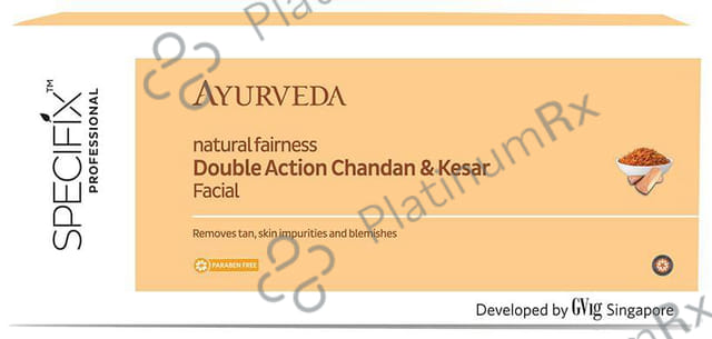 VLCC Specifix Professional Ayurveda Facial Kit Double Action Chandan & Kesar