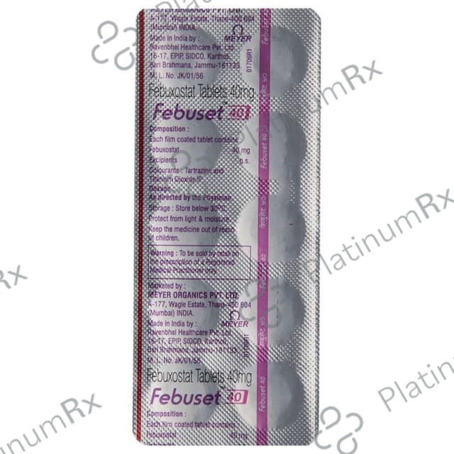Febuset 40mg Tablet 10s