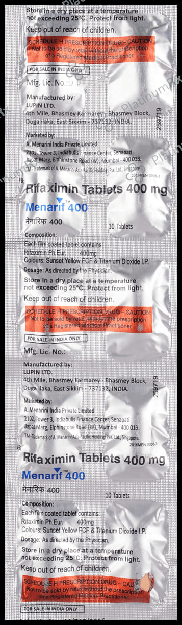 Menarif 400mg Tablet 10s