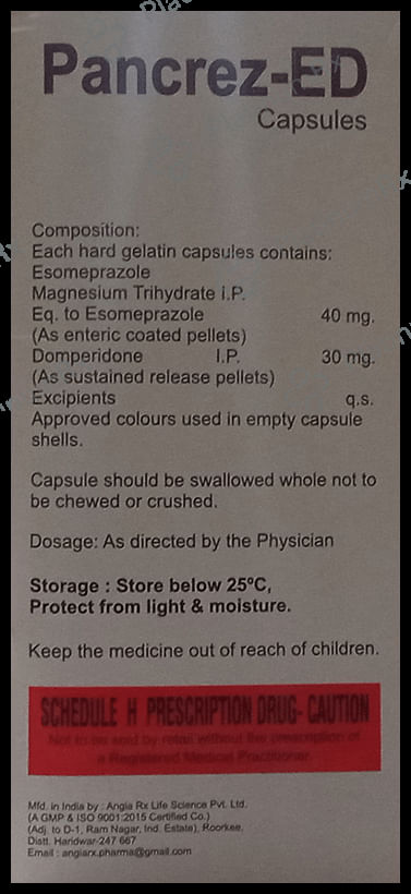 Pancrez-ED Capsule SR