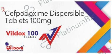 Vildox 100mg Tablet DT 10s