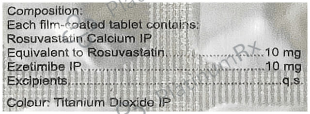 Jupiros EZ 10/10mg Tablet 10s