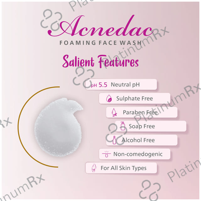 Acnedac PH 5.5 Foaming Face Wash