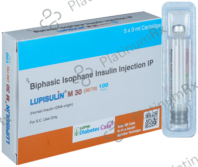 Lupisulin M 30/70 (100 IU/ml) Refill Cartridge / Injection 1*3ml