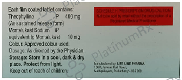 Asmabron N 400/10mg Tablet 10s