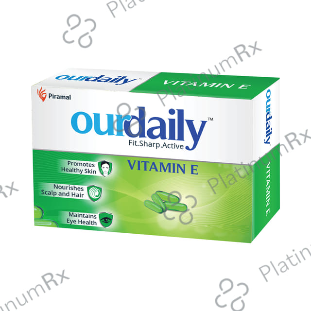 OurDaily Vitamin E 400mg Soft Gelatin Capsule 10s