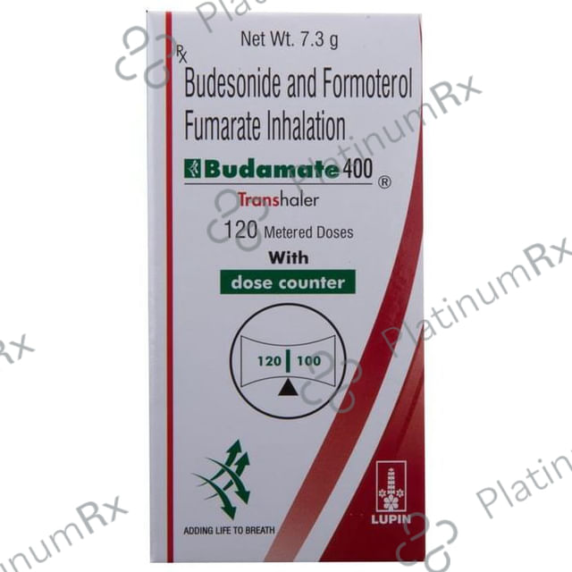 Budamate 400/6mcg Transhaler 120MDI