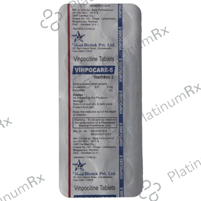 Vinpocare 5 Tablet