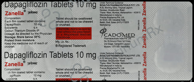 Zanella 10mg Tablet 10s