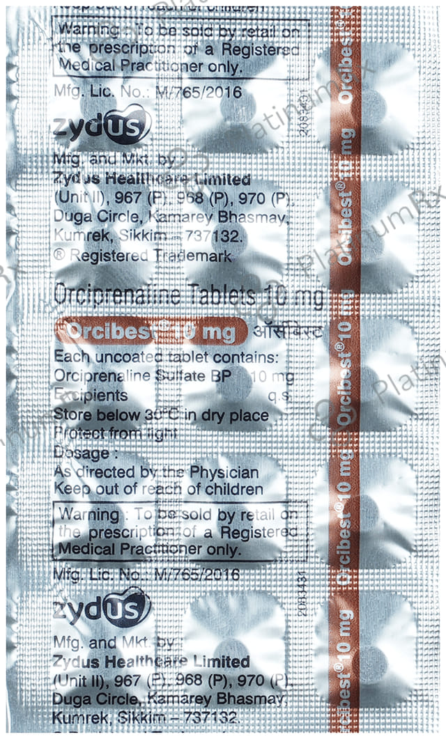 Orcibest 10mg Tablet 15s