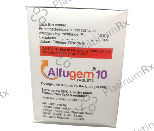 Alfugem 10mg Tablet PR 30s